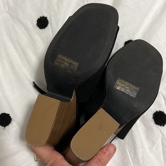 Wild Diva Lounge black Booties size 10 - Picture 5 of 5